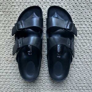 Birkenstock Arizona EVA Black Double Strap Sandals Size 40